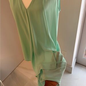 Mint Green Sleeveless Dress